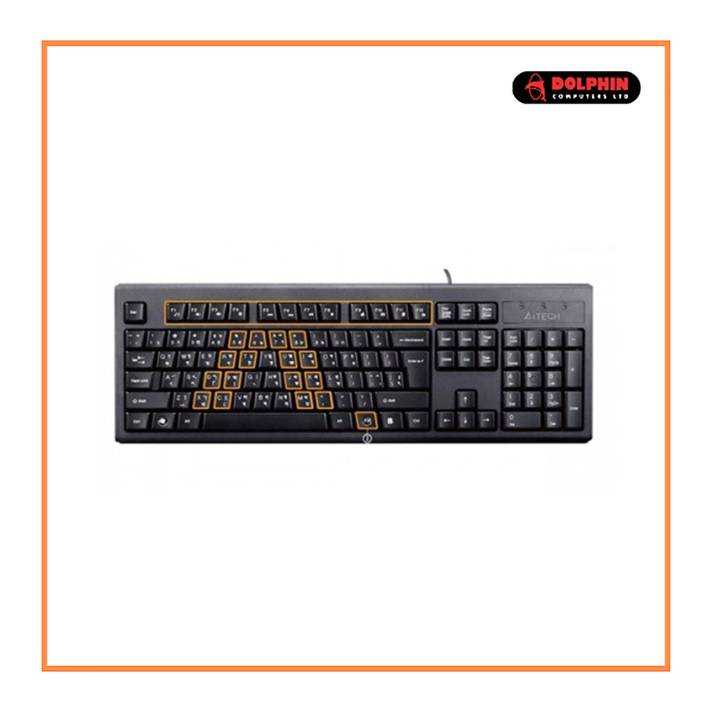 A4tech KRS-82 FN-Hotkeys Wired Multimedia Keyboard With Bangla Layout