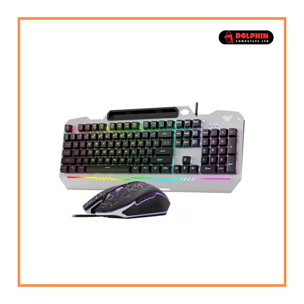 AULA T102,T650 RGB Keyboard & Mouse Gaming Combo