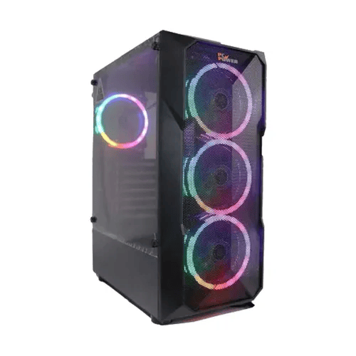PC POWER,ICECOOL MINI GAMING CASING 4X RGB-GC2301 BK