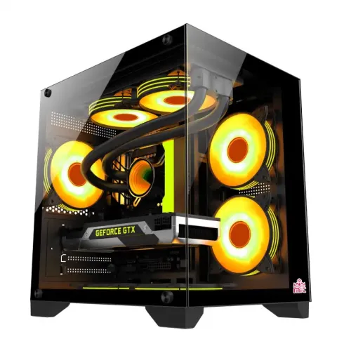 Mystery Box X5 Gaming Casing RGB,BLACK