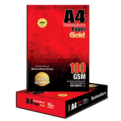 A-4 100 GSM Bashundhara Paper