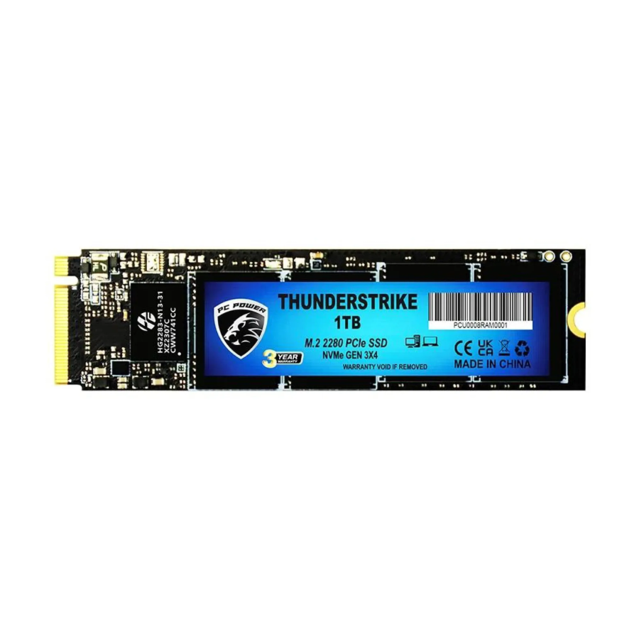 SSD PC POWER THUNDERSTRIKE 1TB NVME-2280 GEN3*4