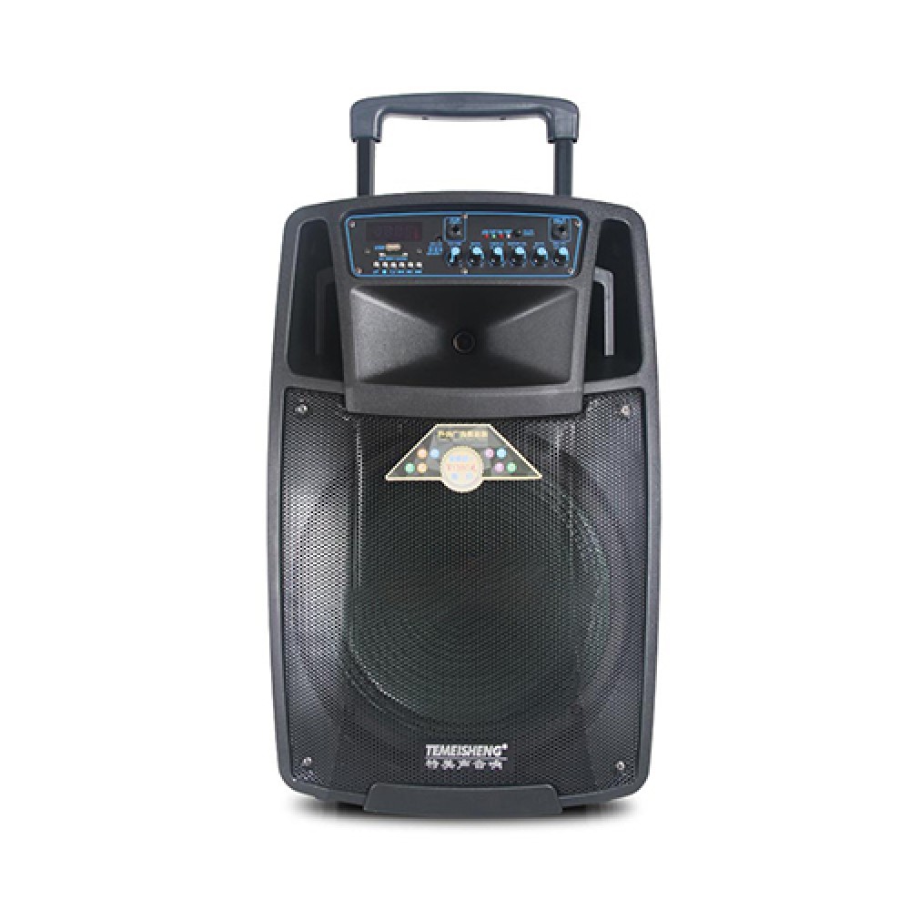 TROLLEY SPEAKER TEMEISHENG MODEL SL-08-01,BT,USB,WIRLESS,RE-CHARGEBLE