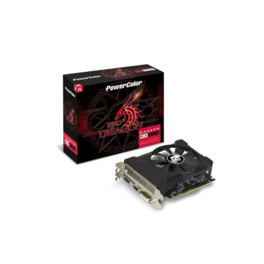 POWER COLOR RED DRAGON GRAPHIC CARD RX 550-4GB DDR5