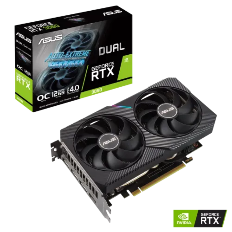 ASUS DUAL RTX3060-O 12GB V2 DDR6 DUAL,GRAPHICS CARD
