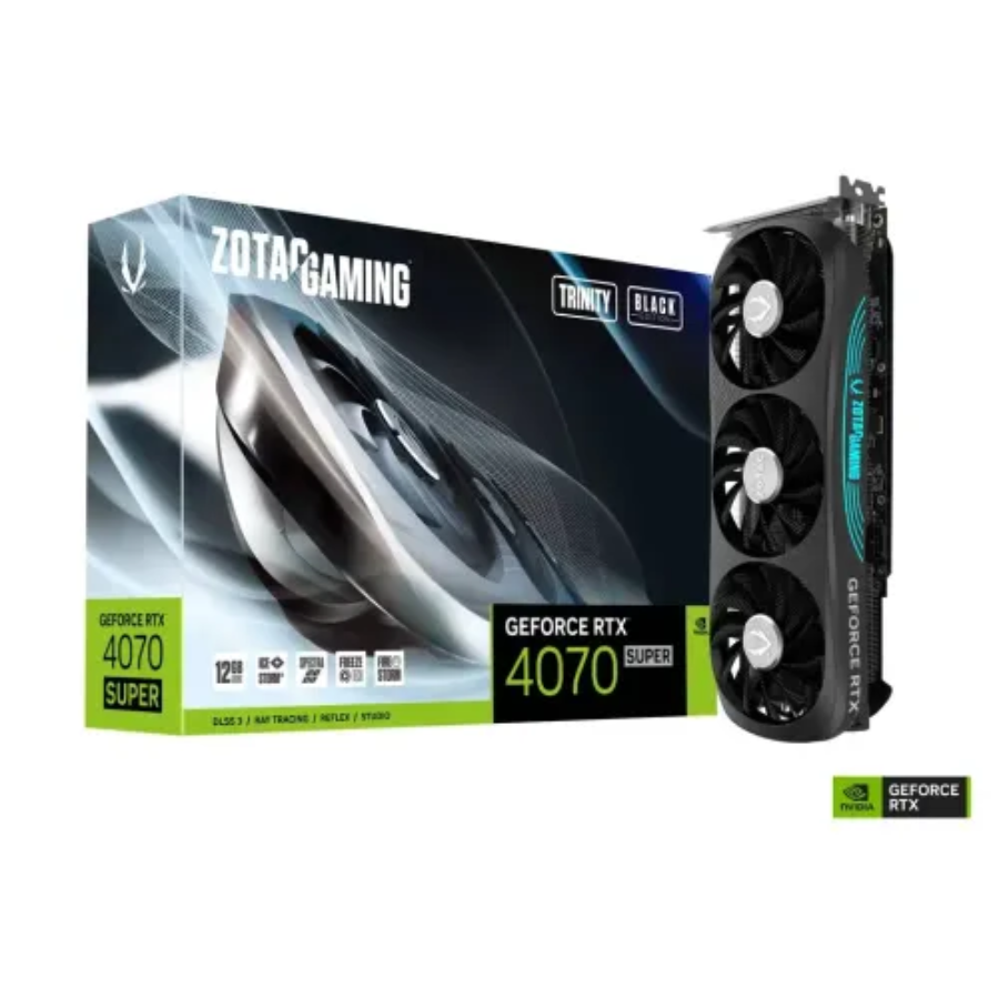 ZOTAC GAMING GEFORCE RTX4070 12GB DDR6-SUPER TRINITY BLACK EDITION