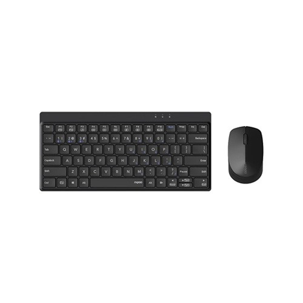 RAPOO WIRELESS KEYBOARD & MOUSE 8000GT BLACK