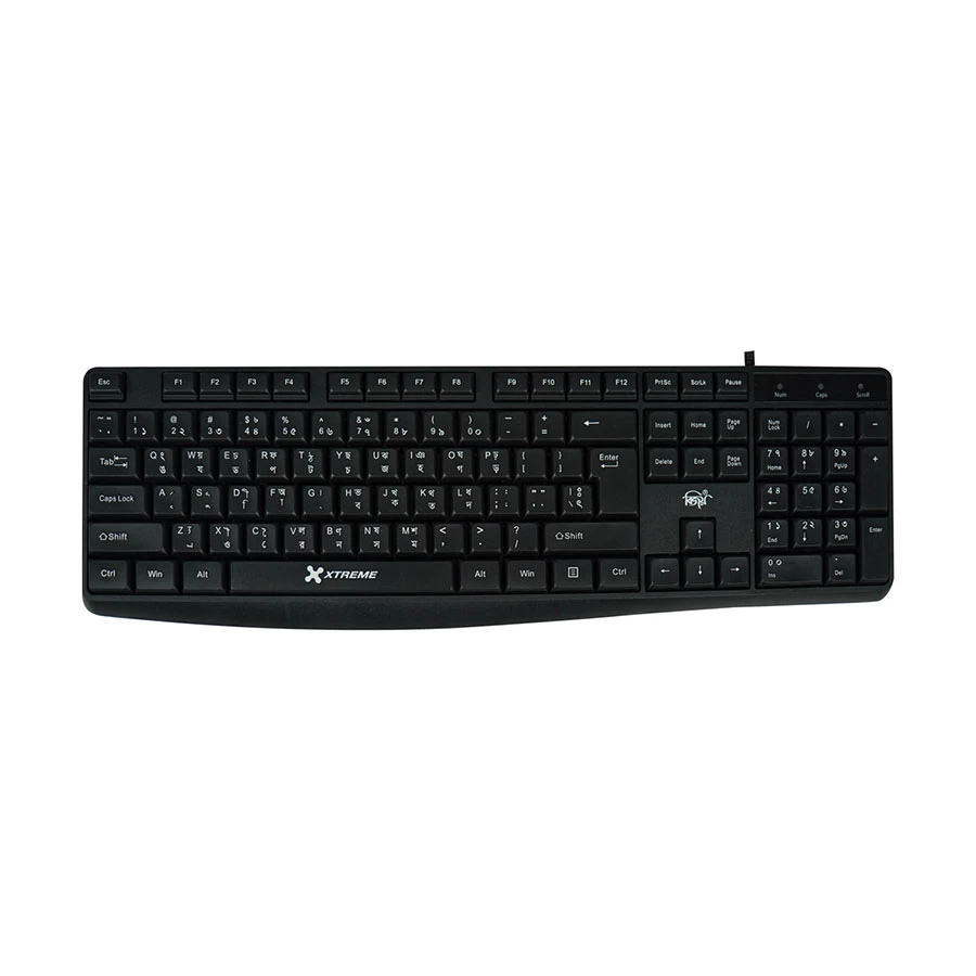 XTREME KEYBOARD KB220S USB BANGLA