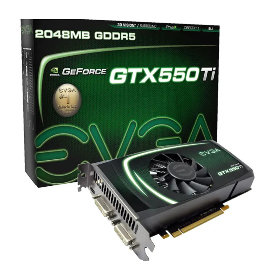 GRAPHICS CARD GTX550TI 2GB DDR5