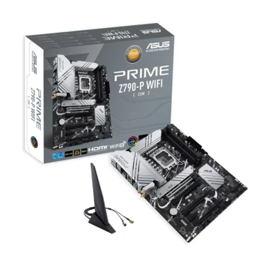 ASUS PRIME MOTHERBOARD Z790-P-WIFI DDR5-12&13TH GEN,HDMI,DP,