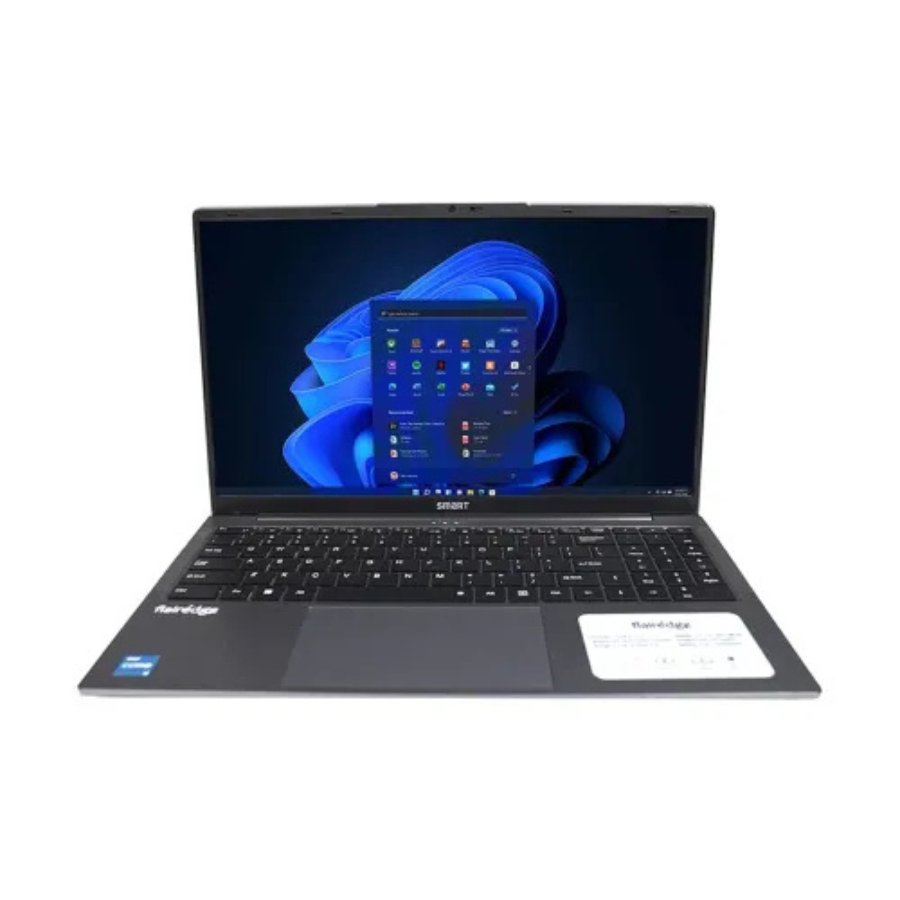 SMART FLAIREDGE INTEL CORE I3-13TH GEN-1315U MAX TURBO FREQ 4.5GHZ,CR 6,TH 8,10MB,RAM 8GB DDR4-3200MHZ,SSD 512GB,15.6''FHD IPS ,WC 2MP,FREE DOS,3CELL-5500MAH,GREY,02YEAR(BATTERY+ADAPTER-01YEAR)