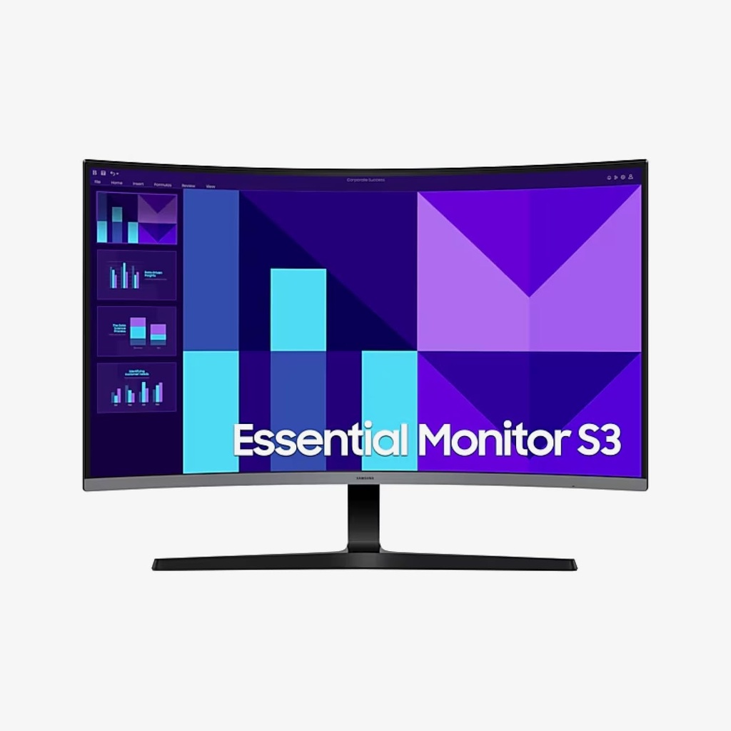 SAMSUNG CURVED MONITOR 32''FHD, LS32D392 ESSENTIAL S3 100HZ,HDMI