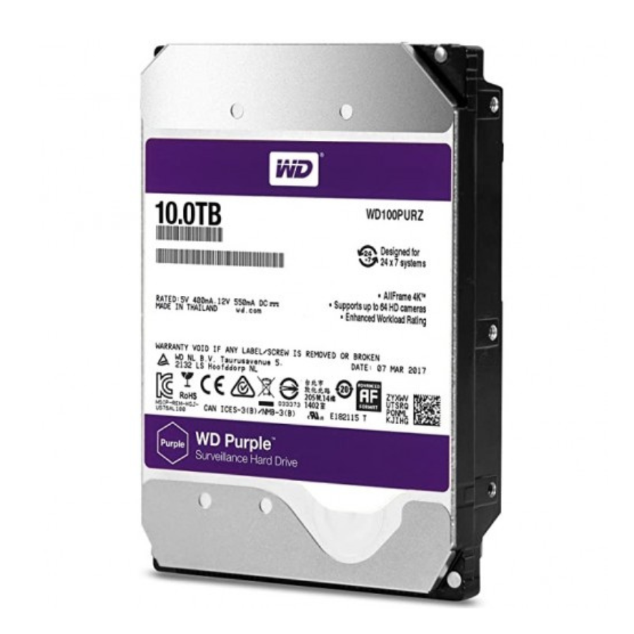 HDD 10 TB WD PURPLE