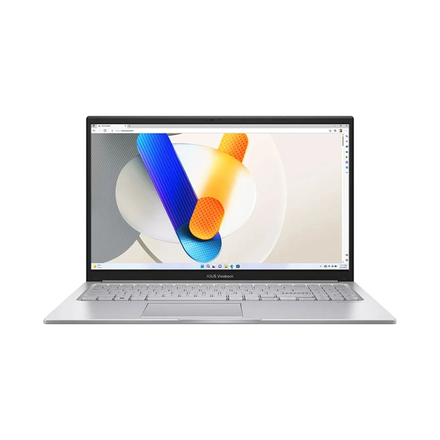 ASUS VIVOBOOK 15-X1504VA-C.SILVER,INTEL CORE I5-13TH GEN-1335U- UP TO 4.6GHZ,12MB,RAM 16GB DDR4 ON BD,SSD 512GB,15.6''FHD,FP,C K/B,WC,HDMI,WIFI,BT,WC-02YEAR(BATTERY+ADAPTER-01YEAR)