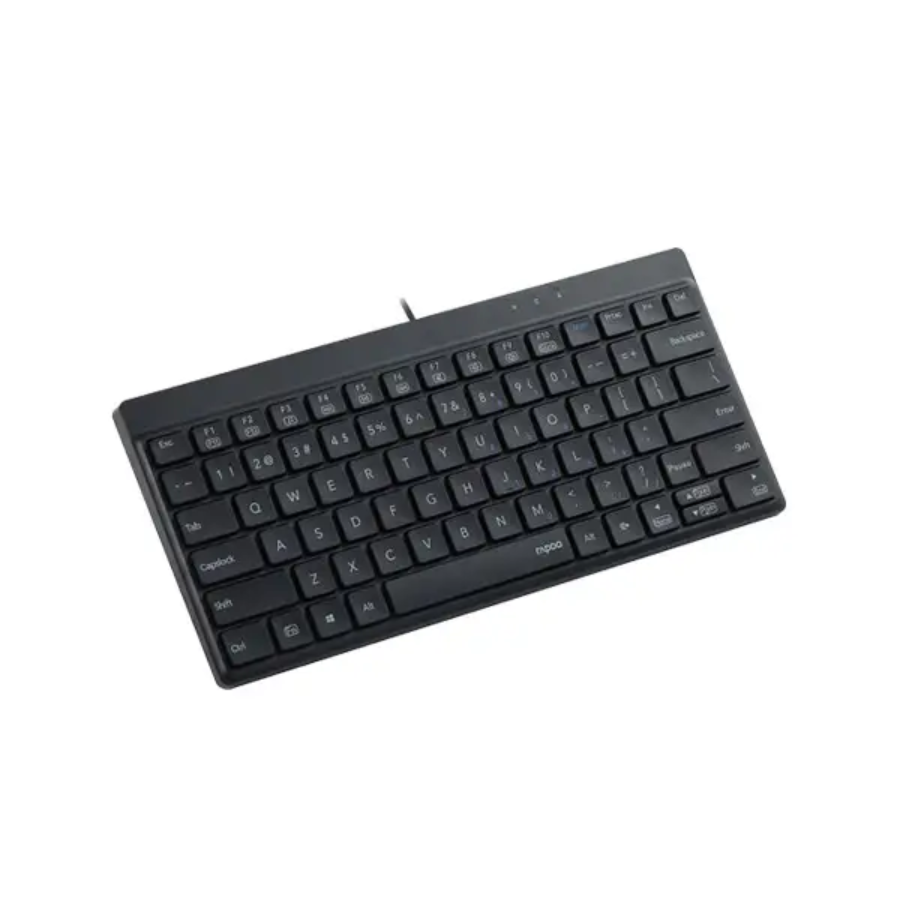 RAPOO NK8000 MINI WIRED KEYBOARD BLACK USB