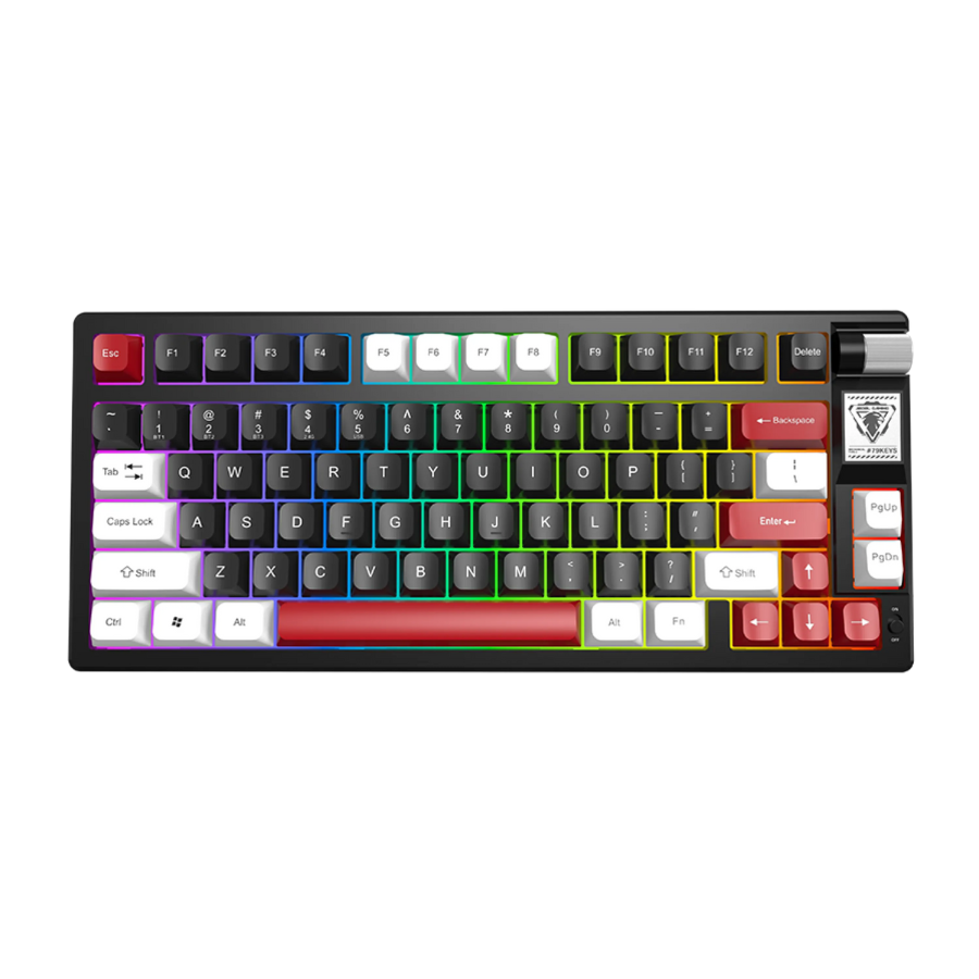 JEDEL WIRELESS BT GAMING KEYBOARD HOT SWAPPED WKL82