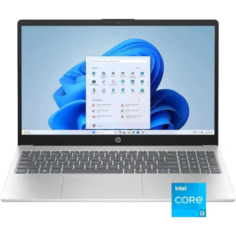 HP FD0113DX INTEL CORE I3-N305-3.80 ,RAM 8GB DDR4,SSD 128GB,15.6''HD,BT,WIFI,WC,SILVER,WIN-11-02YEAR(BATTERY+ADAPTER-01YEAR)