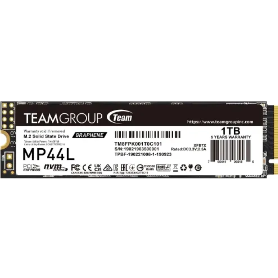 SSD TEAM 1TB NVME MP44L GEN4