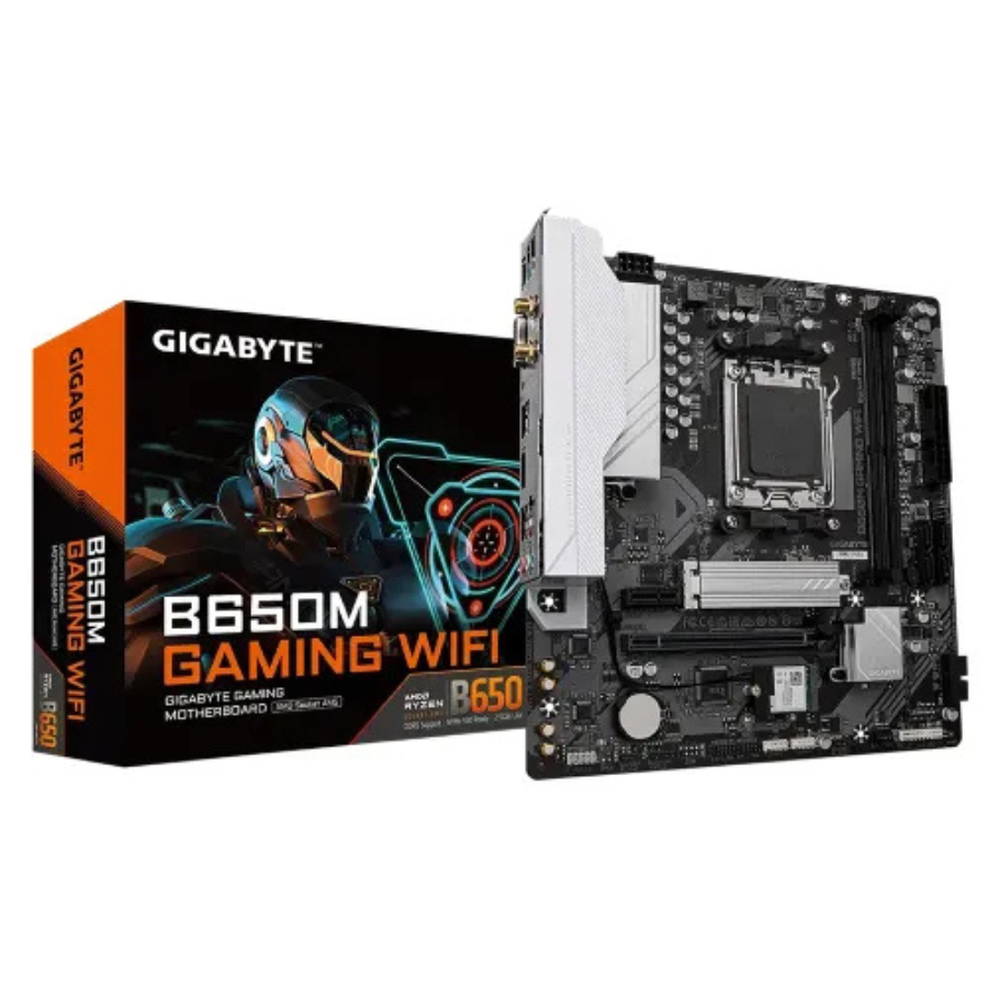GIGABYTE MOTHERBOARD B650M GAMING WIFI AMD CHIP SET SOCKET AM5,DDR5