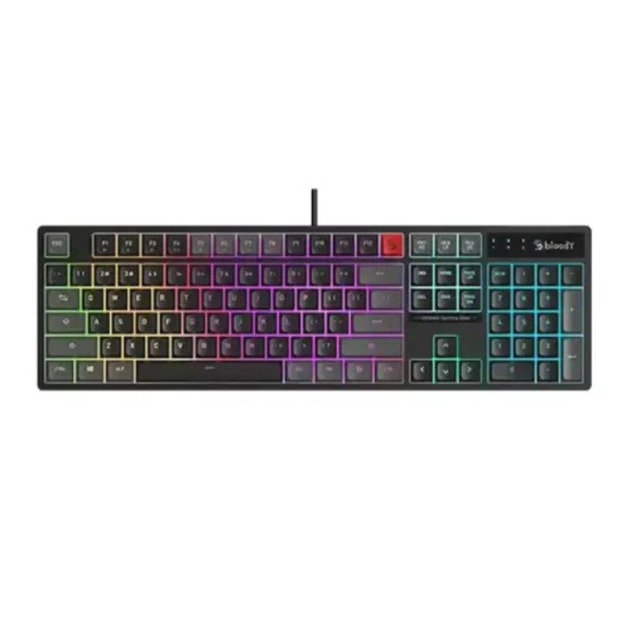 A4TECH BLOODY B230N NEON ILLUMINATE LIGHTING USB GAMING KEYBOARD,ONLY ENGLISH