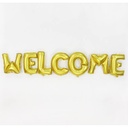 welcome foil ballon