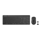 A4TECH FG2300 AIR2 FSTYLER BLACK SILENT CLICK 2.4G WIRELESS KEYBOARD AND MOUSE COMBO