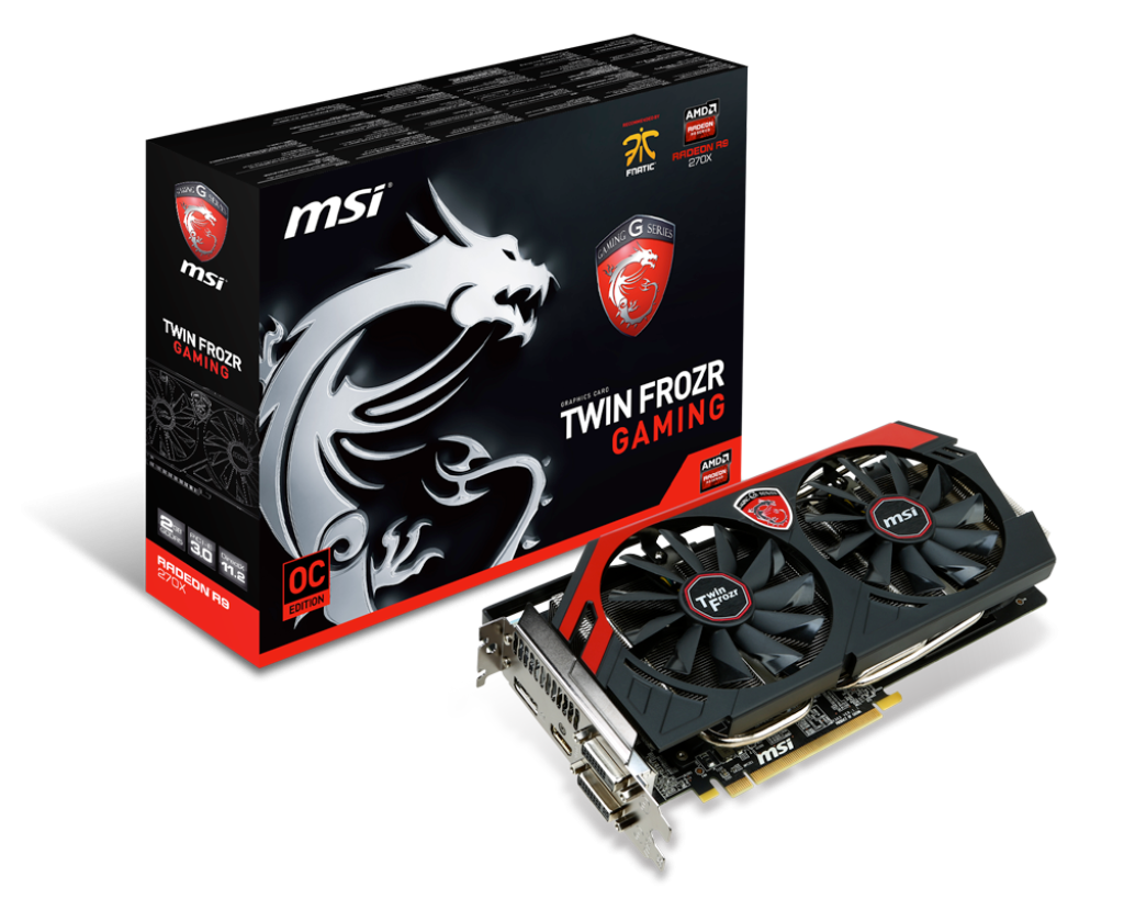 MSI 2GB DDR5 GRAPHICS CARD R9 270X