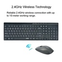 Rapoo X8100 Wireless Multimedia Keyboard & Mouse Combo Black