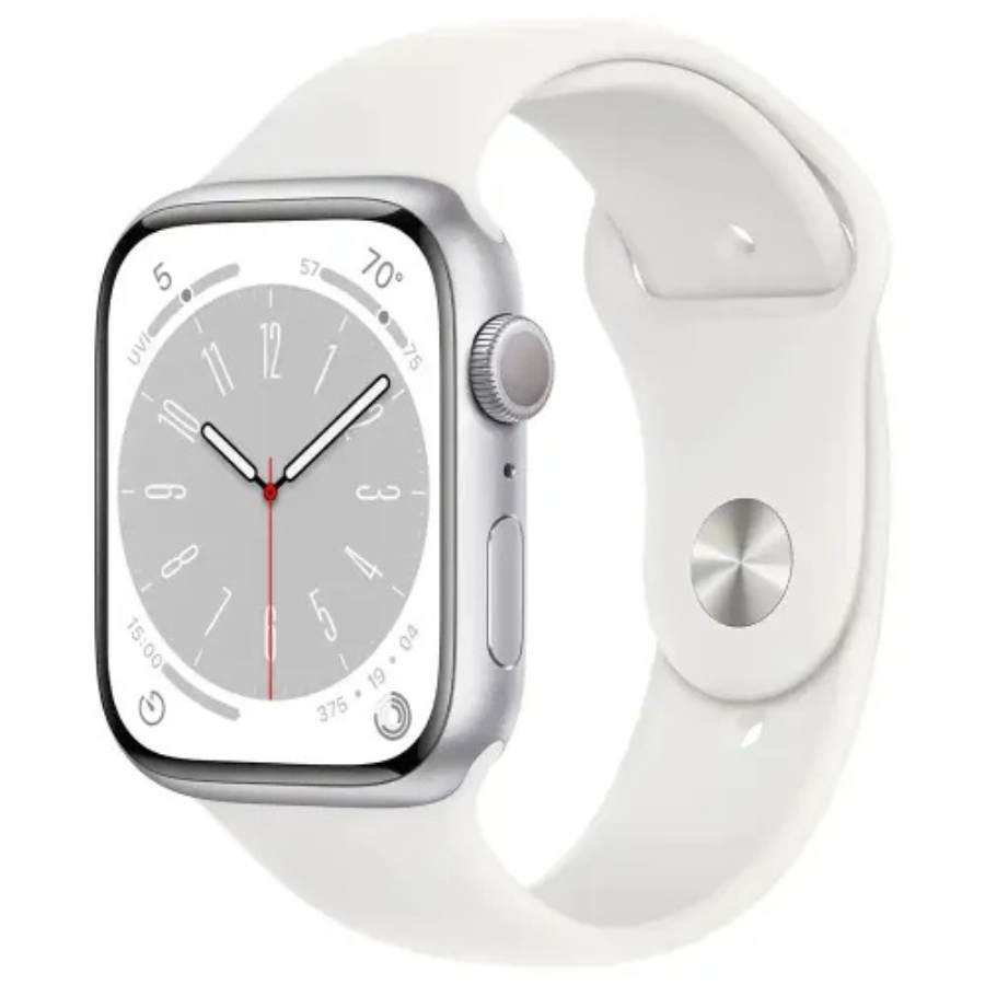 Apple Watch Series 8 45mm Midnight Aluminum Case Sport Band