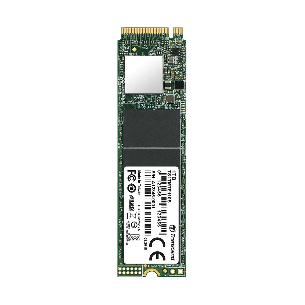 TRANSCEND SSD SOLID TS1TMTE110S, 1TB M.2 PCIE GEN3X4