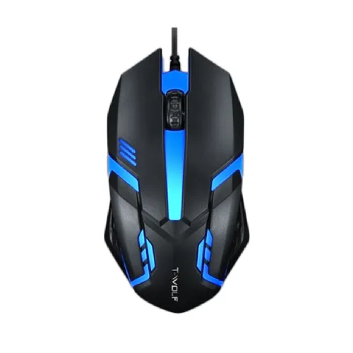 T-WOLF V1 COLORFUL WIRED MOUSE USM
