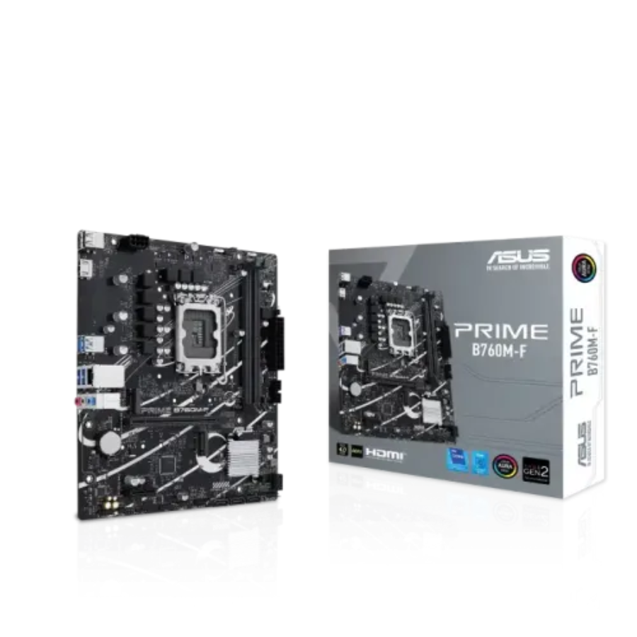 ASUS MOTHER BOARD PRIME B760M-F DDR5-12TH,13TH,14TH GEN