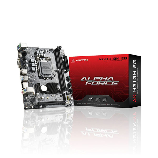 ARKTEK MOTHERBOARD H310M,INTEL 6TH,7TH,8TH,9TH GEN SOCKET,DDR4,NVME,HDMI,VGA,USB