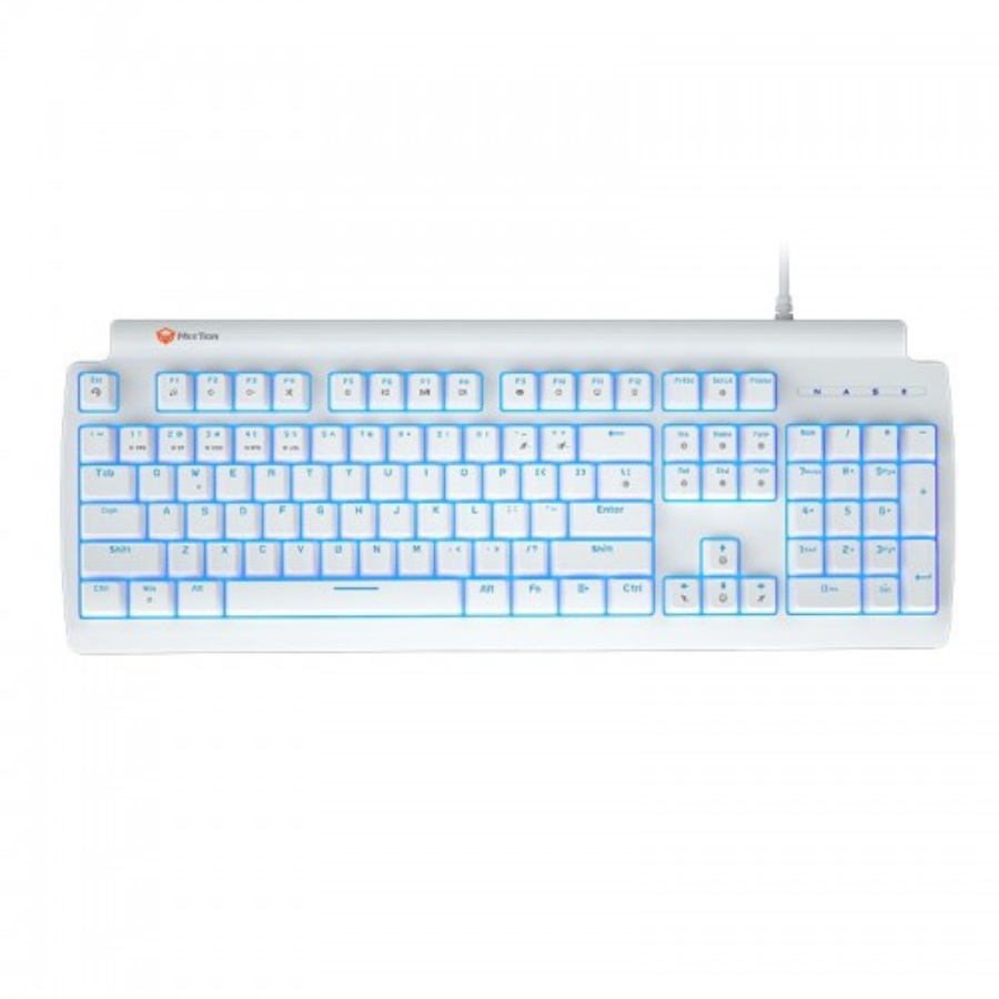 MEETION MECHANICAL, EN, KEYBOARD WHITE MODEL:MT-MK600RD