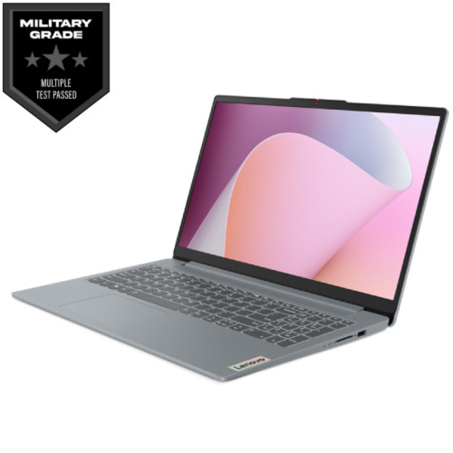 LENOVO IP SLIM 3-15AMN8(82XQ00GRLK)AMD RYZEN 5-7520U-2.8TO 4.3,4C,8T,2MB L2,RAM 16GB DDR5-5500BUS,SSD 512GB,15.6''FHD,INTEL AMD RAD GRAP, 610MBACKLIT K/B,FP,BT,WIFI,WC,WIN-11HOME,ARCTIC GREY-02YEAR(BATTERY+ADAPTER-01YEAR)