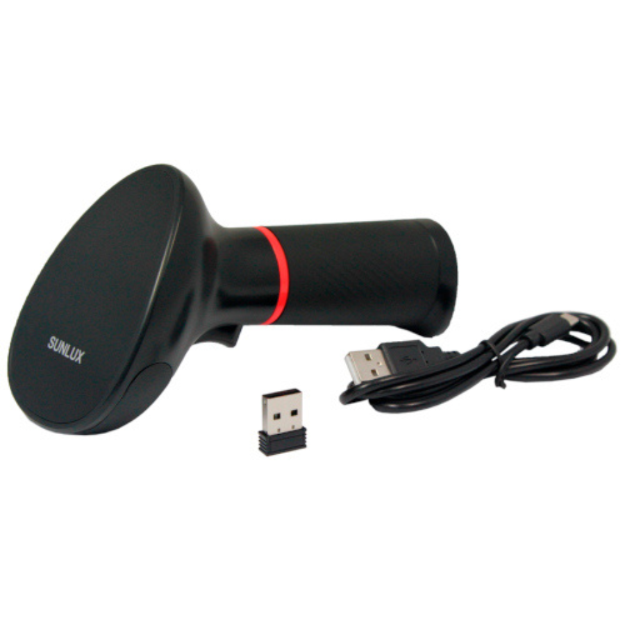 SUNLUX XL-9600-3206 2D WIRELESS LASER BARCODE SCANNER