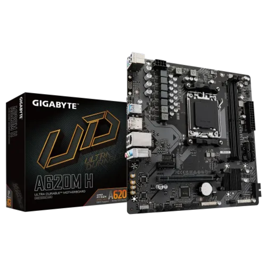 GIGABYTE MOTHERBOARD A620M-H AMD DDR5
