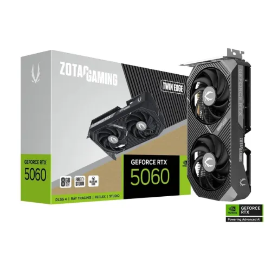 ZOTAC GeForce RTX 5060 Twin Edge 8GB GDDR7 Graphics Card