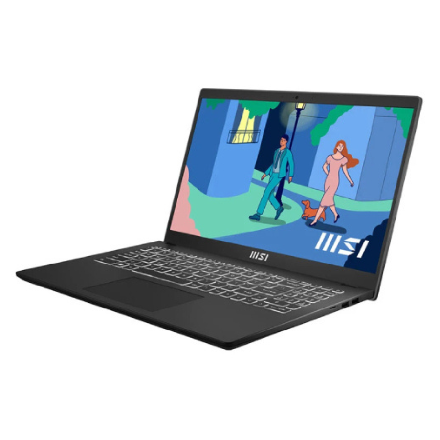 MSI MODERN 15 B7M AMD RYZEN 7-7730U-2.0 TO 4.5GHZ,RAM16GB DDR4-3200BUS,SSD 512GB,15.6FHD,BT,WIFI,WC,FREE DOS,02YEAR(BATTERY+ADAPTER-01YEAR)