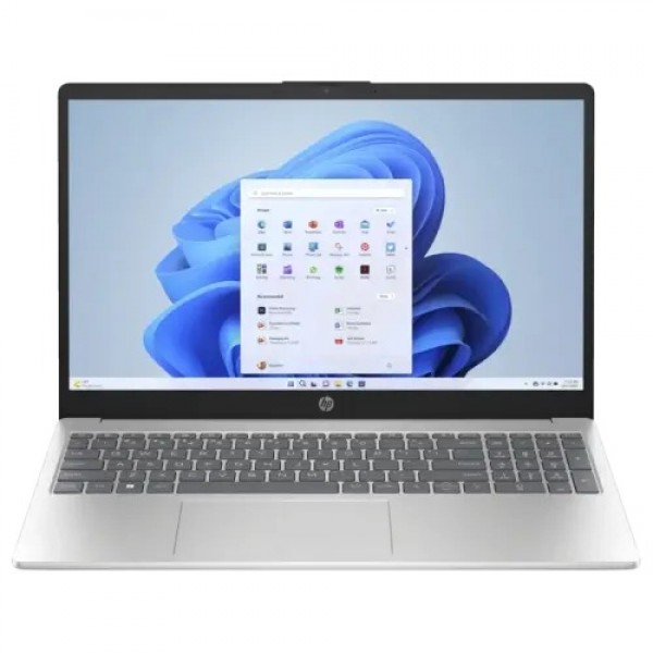 HP 15-FD0531NIA INTEL CORE I3-13TH GEN-1315U,RAM 4GB,SSD 256GB,15.6''FHD,BT,WIFI,WC,BK.LIT KB,FREE DOS,N.SILVER-02YEAR(BATTERY+ADAPTER-01YEAR)