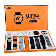 Y80 Ultra Smartwatch with 8 Strap