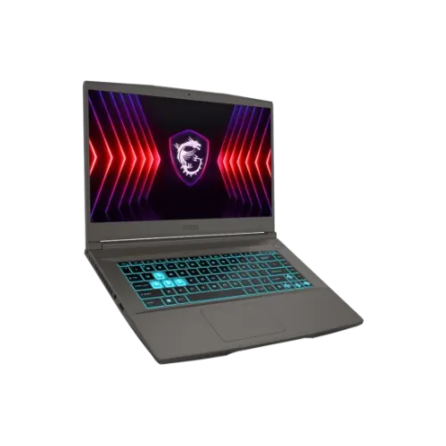 MSI THIN A15 B7UC AMD RYZEN5-7535HS-3.3GHZ TO 4.55GHZ,6C,RAM 16GB DDR5-4800,SSD 512GB,AGP NVIDIA GRF RTX3050 4GB DDR6,15.6''FHD,144HZ,IPS,BACKLIT K/B,BT,WIFI,WC,FREE DOS,02YEAR(BATTERY+ADAPTER-01YEAR)