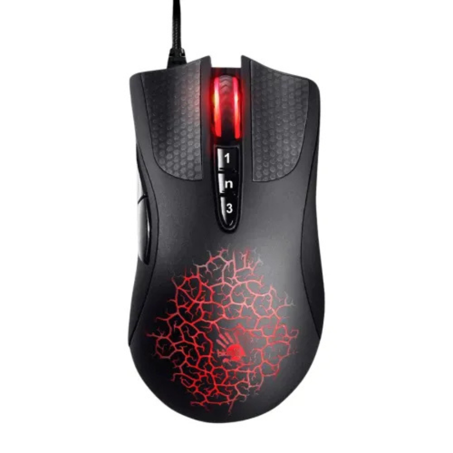 A4TECH BLOODY A90 6200 CPI-ACTIVATED BLACK USB BLACK MOUSE
