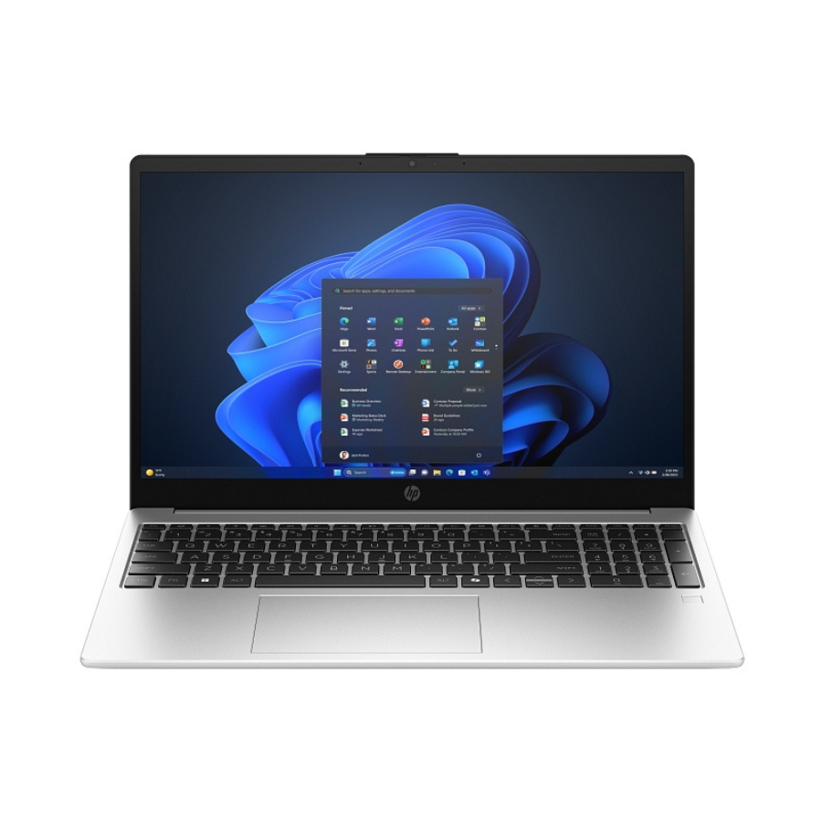 HP 250R G10 CORE i5-120U- TO 5.GHZ,12MB,10C,13TH,RAM 8GB DDR4-3200BUS,SSD 512GB 15.6''FHD,BT,WIFI,WC,FP,BACKLIT,FREE DOS,SILVER-02YEAR(BATTERY+ADAPTER-01YEAR)