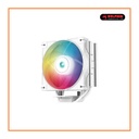Deepcool AG400 WH ARGB Single Tower White 120mm Air CPU Cooler (White)