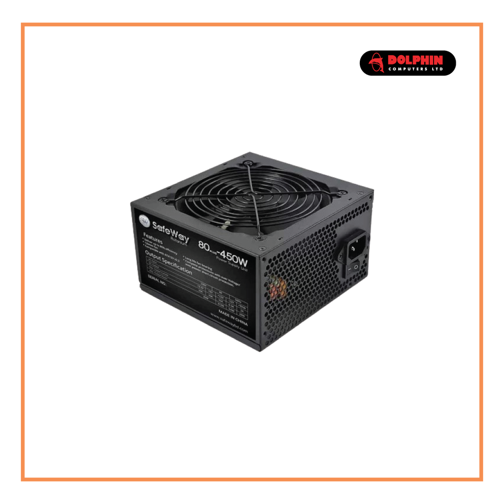SAFEWAY ROTANIUM 450W 80S-PLUS POWER SUPPLY | Dolphin Computers Limited